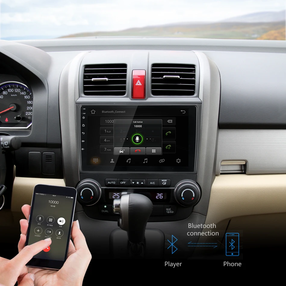 Sale Jansite 9" Car Android Radio for Honda CRV CR-V 2007 2008 2009 2010 2011  Multimedia player Navigation GPS 4G WIFI IPS screen 15