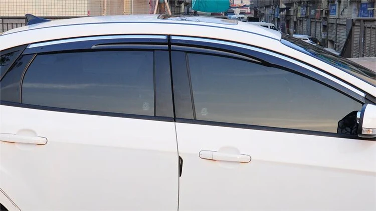 Для Ford focus окно козырек для Ford focus вентиляционные шторы Защита от солнца дождь дефлектор гвардии 4 шт./компл. стайлинга автомобилей