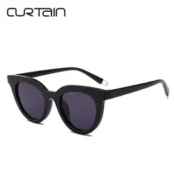 Шторы Модные солнцезащитные очки «кошачий глаз» Для женщин Роскошные Брендовая Дизайнерская обувь Винтаж, женские солнцезащитные очки
