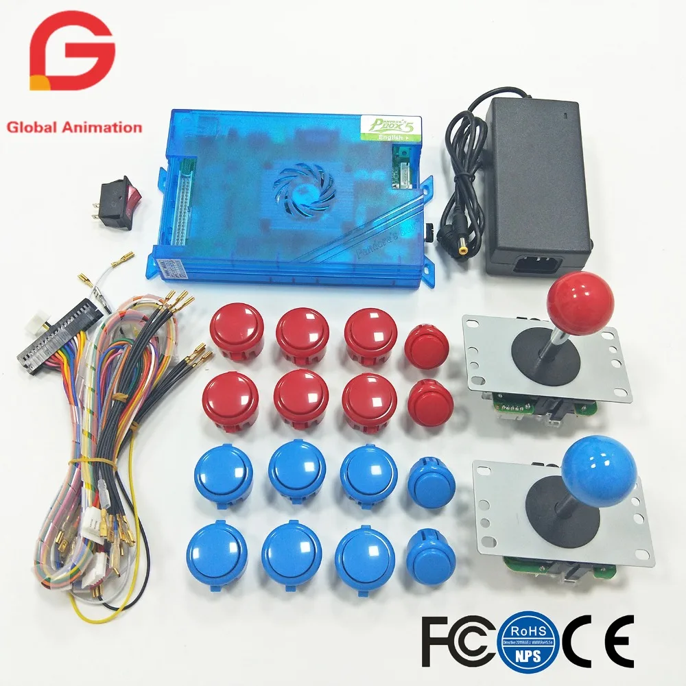 2 Players Arcade DIY kit Original Pandora Box 5S 960 in 1 Game board 5Pin joystick and push button for Fighting game machine