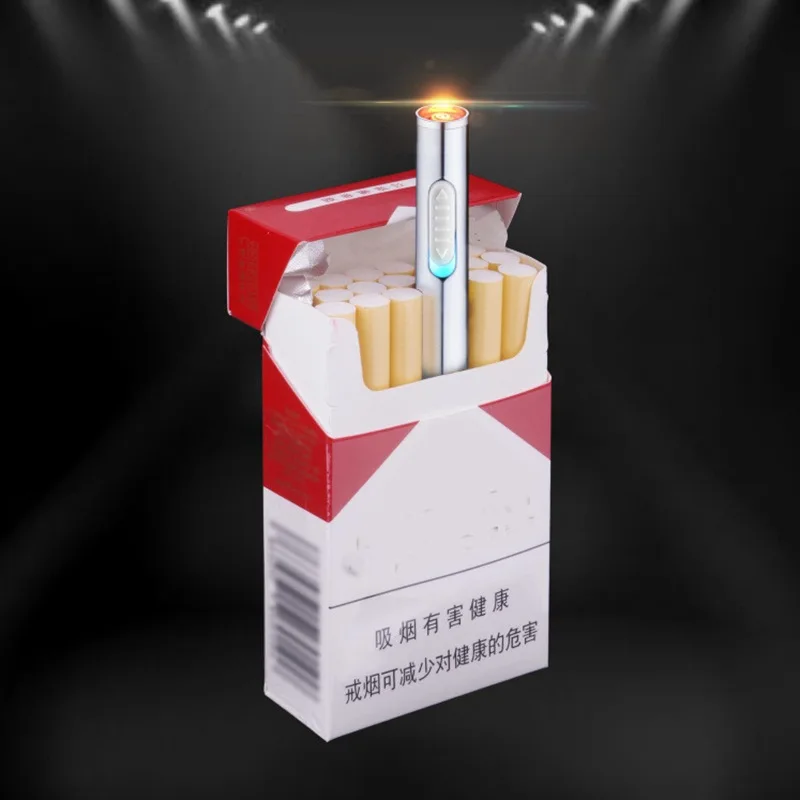 Lady Lighter Mini Thin Electronic Cigarette Lighter USB Charging