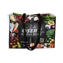 Заказная рекламная сумка с полноцветной PP глянцевой ламинацией