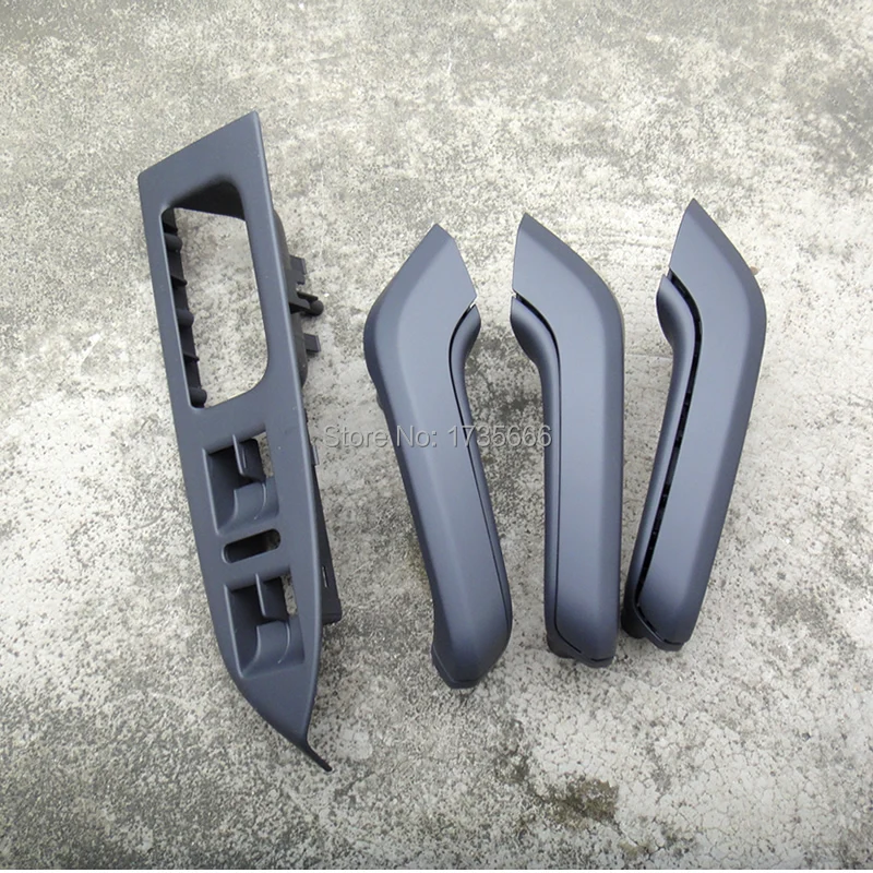 Us 51 5 14 Off 7pcs Dark Gray Color Interior Door Handle Grab Cover Window Switch Bezel Set For Vw Touran In Exterior Door Handles From