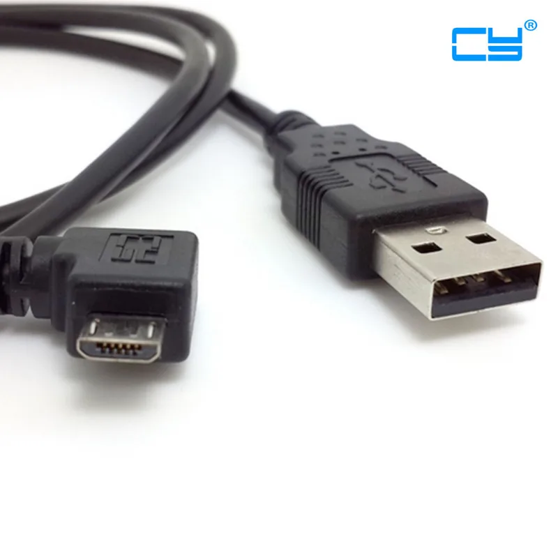 

Right Angled 90 Degree Micro USB Male to USB Male Data Cable for Cell Phone
