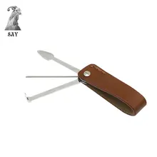 SY многофункциональная 3 в 1 металлическая трубка для курения табака очиститель, инструмент для очистки Reamers трамбовка для кальянов, труб, водопроводных труб