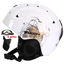 MOON Men Women Ski Helmet Winter Skiing Snow Snowboard Skateboard Helmet PC+EPS 52-64CM CE Certification