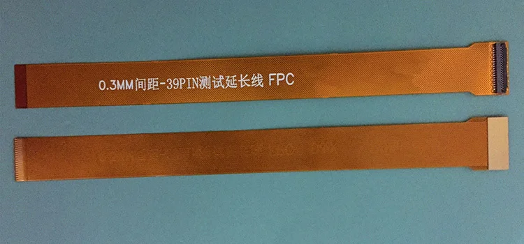 5 шт. 39pin тест Удлинитель FPC 0,3 мм интервал FPC Гибкий плоский кабель для ЖКД экран Гибкая линия разъем ZIF золотой палец FPC