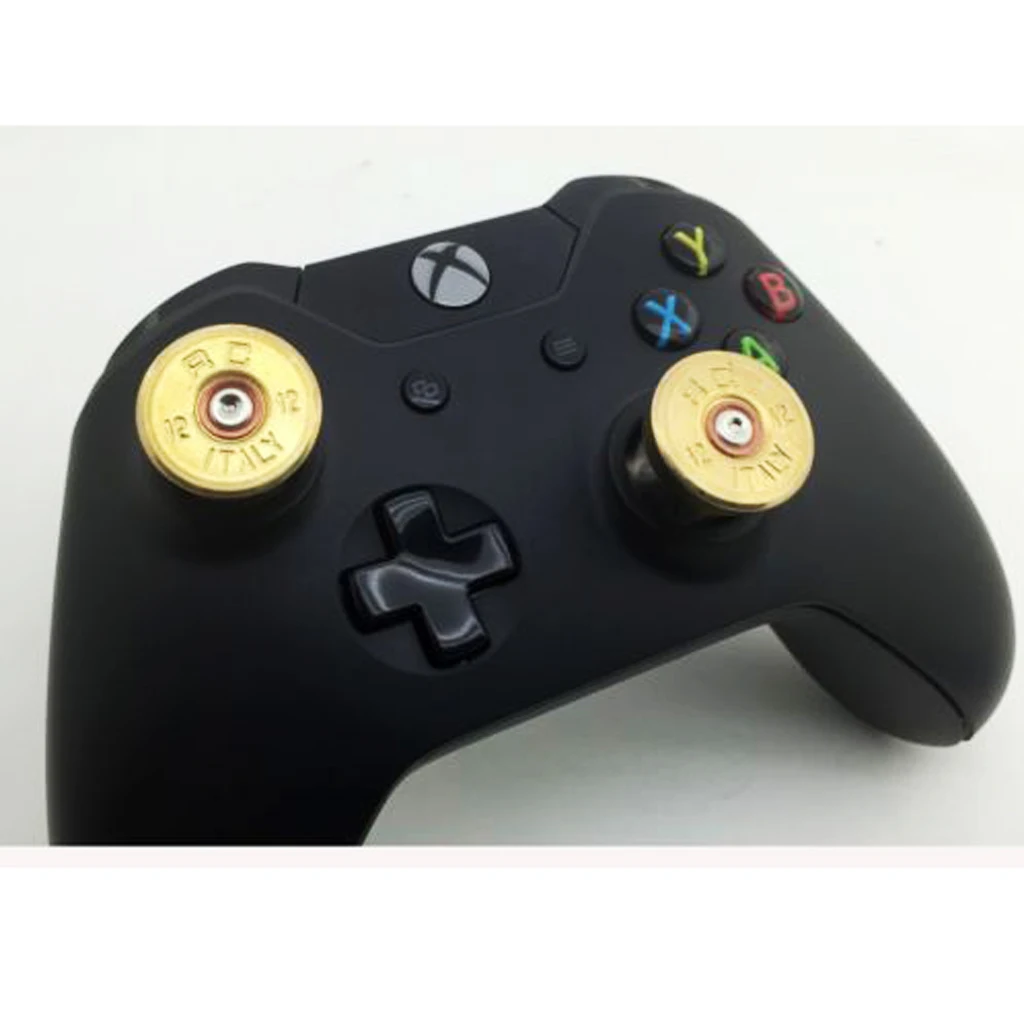 Bronze Golden Thumbsticks Replacement Parts for PlayStation 4 PS4/Xbox One Controller Pack of 2pcs