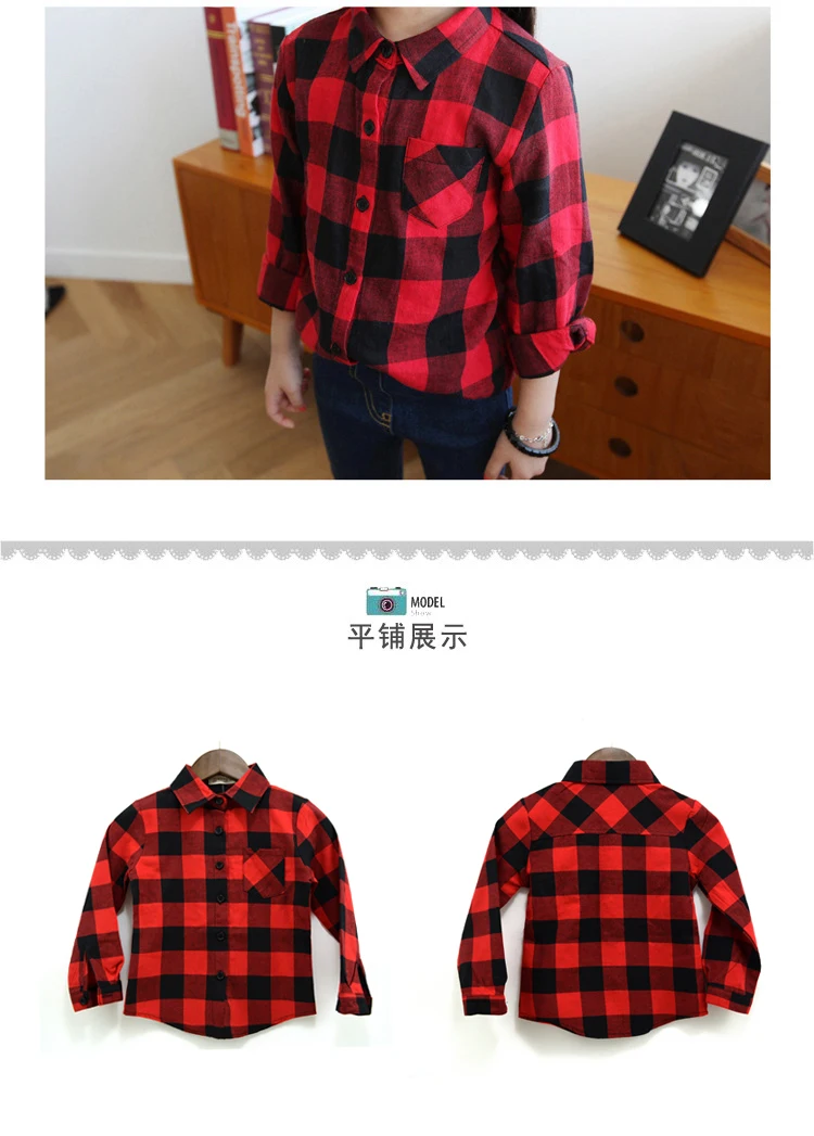 

New spring autumn baby boys girls lapel collar shirt children pure cotton long sleeved shirt male female child casual shirt