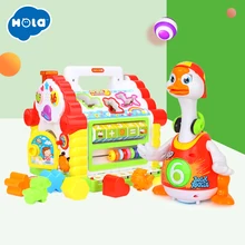 HOLA 739+828 Kids Fun Tree House Activity Cube Toy Learning Cottage & Super Intelligent Hip hop Dance Read Tell Story Toy HOLA 739+828 Kids Fun Tree House Activity Cube Toy Learning Cottage & Super Intelligent Hip hop Dance Read Tell Story Toy
