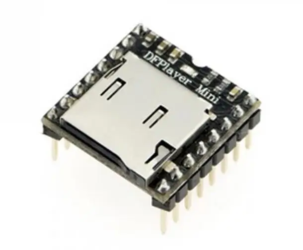 

1pcsDFPlayer Mini MP3 DF Player Module Board MP3 Audio Voice Decode Board For Arduin Supporting TF Card U-Disk IO/Serial Port/AD