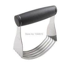 Edelstahl Mehl und Öl Mixer Silikon Griff Creme Cutter Pastry Blender Keks Spielen Pulver Gerät Kochen Werkzeuge M1662