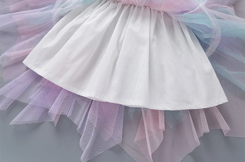 Babyinstar Summer Tutu Skirt Tulle Girl Irregular Design Baby Girl Clothes Kids Tutu Cute Baby Skirts Girl Kids Clothes Skirt