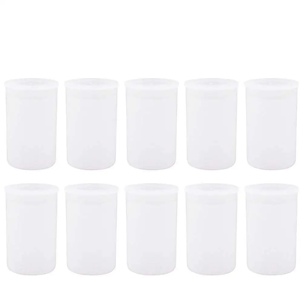 50PCS X 33MM Plastic Empty Film Canister Camera Reel Container Storage Case Can for Accessories Art Beads Coin Pill Fishing Bait