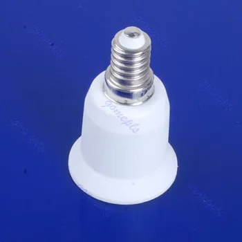 

E14 to E27 Extend Base LED Light Bulb Lamp Adapter Converter New