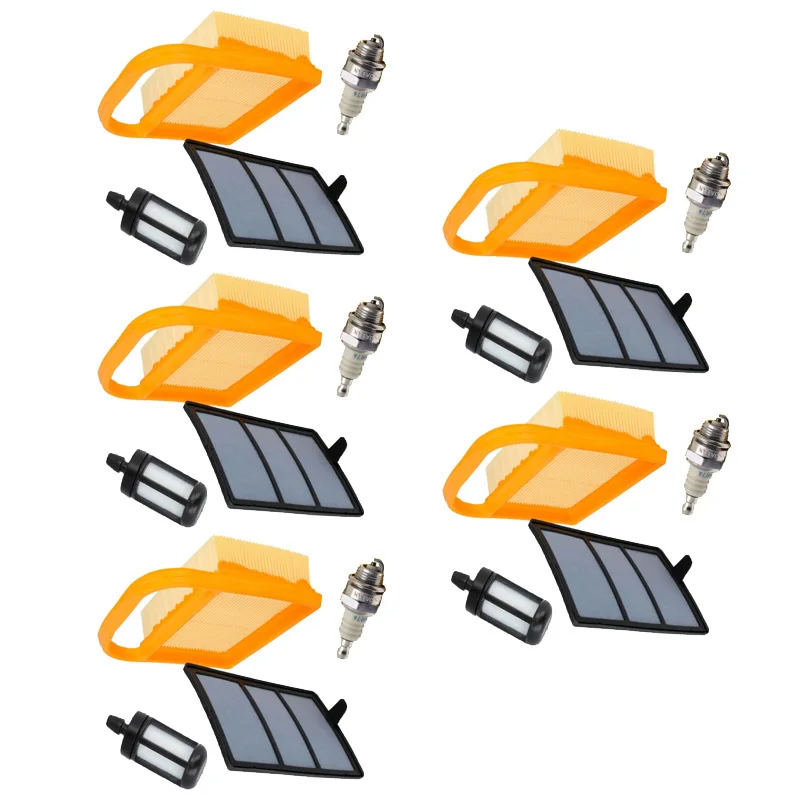 

4 Pcs / Set Air Parts Filter Kit Replacement Fuel For Stihl TS410 TS420 String Trimmer Gardening Tools