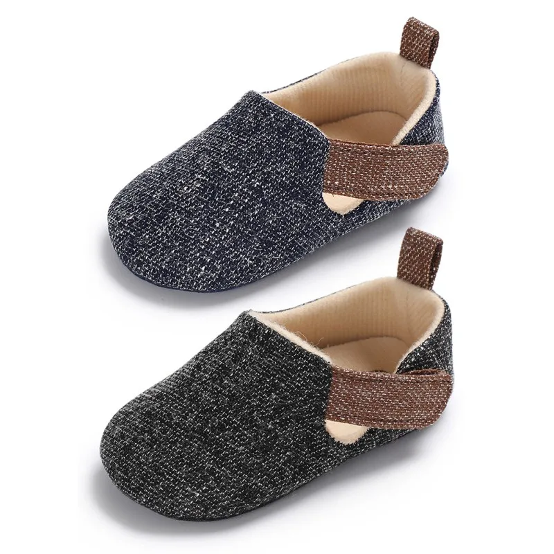 WEIXINBUY Fashion Baby Boy Shoes Non-slip Breathable Toddler Shoes Children First Walkers Hook & Loop Shoes