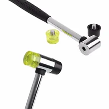 OOTDTY 25 мм двусторонний мягкий сенсорный резиновый молоток Кожа DIY инструмент SEP28_40