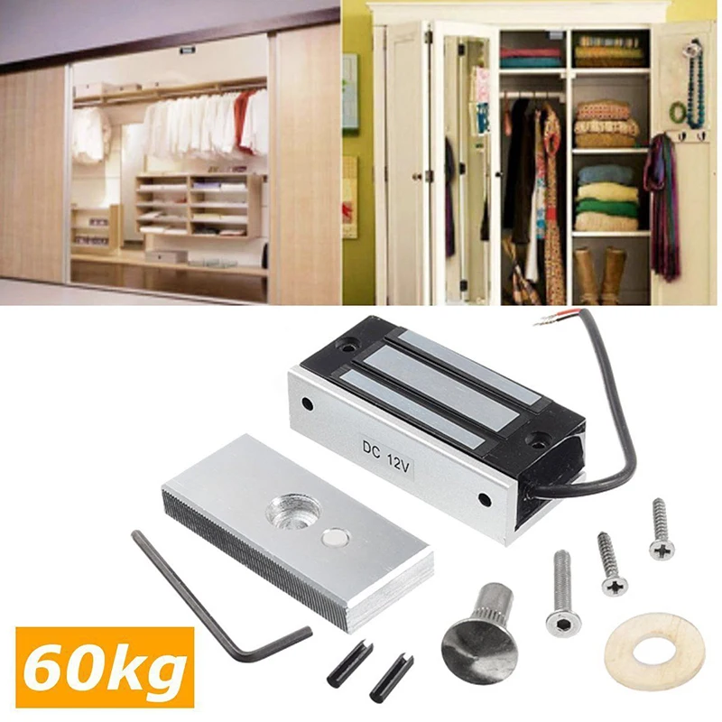 

Gate Magnetic Lock Visible for Door Electric Small Fail Secure 60KG DC 12V Useful Sale Stock
