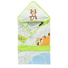 Детское хлопчатобумажное одеяльце из хлопка, с изображением котенка из мультфильма для новорожденных Детское одеяло для детей Для мальчиков и девочек 85 см