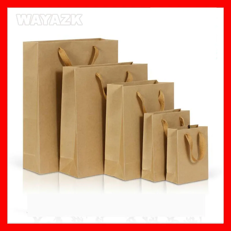 Brown kraft paper bag