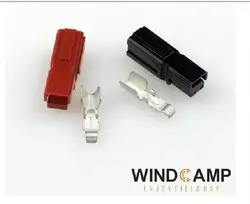 

5 Pairs Connectors Anderson Powerpole 45 Amp Pole Red +Black ideal for DC Power