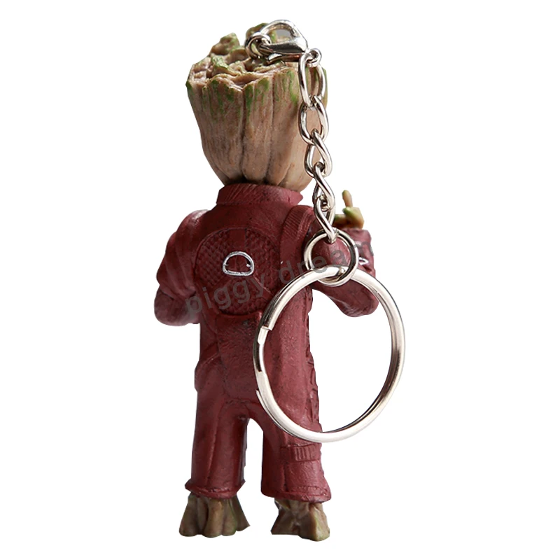Детский цветочный горшок стражи Галактики Мстители дерево человек герой фигурки модель игрушки ручка горшок цветочный горшок подарки 14 см