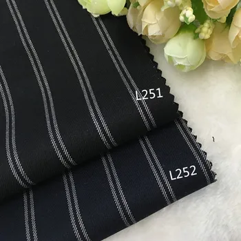 

High-grade striped wool wool suit fabrics and clothing fabric striped suit jacket wide leg pants pants
