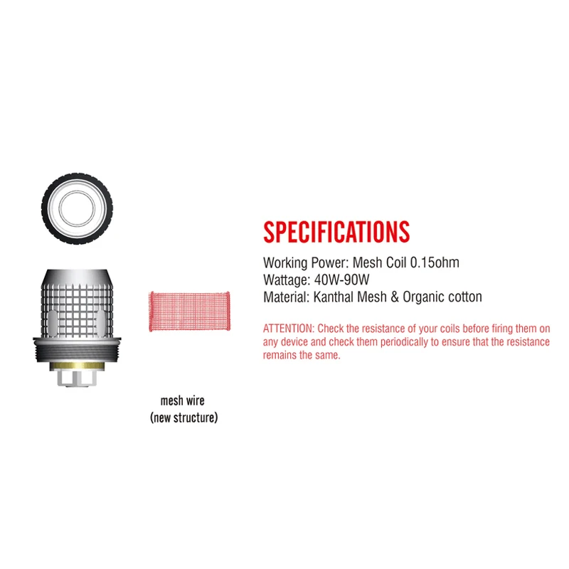 Freemax Fireluke Mesh Coil 0.15ohm (6)