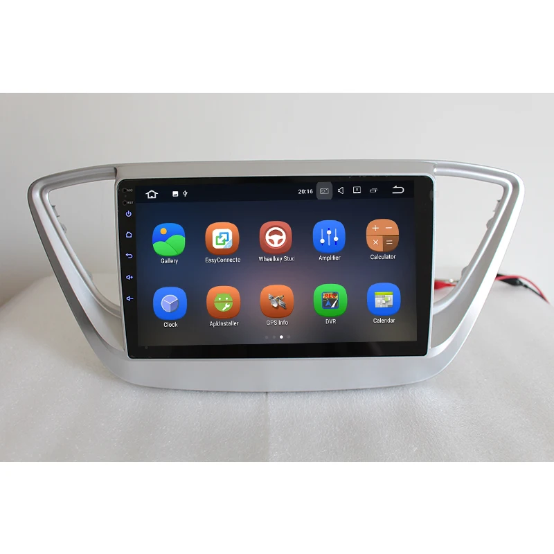 Автомобильный DVD плеер Lenvio 2 Гб ОЗУ Android 7 1 GPS навигация проигрыватель для Hyundai Verna