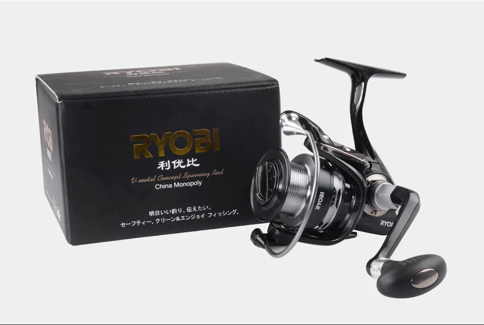 Carretel de Pesca Equipamento de Pesca 6 + 1bb Ryobi Fiação Model 8000 Modelo Carpa Carretel Engrenagem Relação 5.1: 1 - 5. 0:1 Arrastar Potência 2.5-10kg Hpa 1000 9 Esporte e Lazer