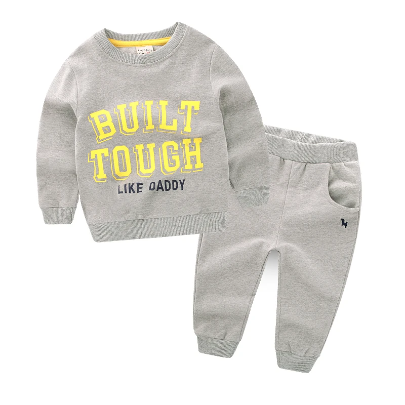 

Fashion 2019 Casual Children Tracksuits Cotton Children Clothing Popular Boys Girls Sport Suits New Children Clothing Sets 2-7T