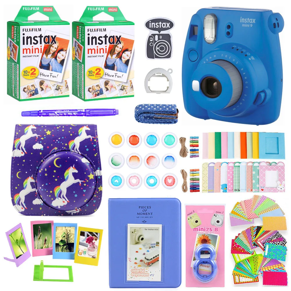 Fujifilm Instax Mini 9 Instant Photo Printing Camera With 40 Sheets Mini Film Paper Camera Shoulder Strap Bag Accessories Bundle Fujifilm Instax Mini 9 Instant Photo Printing Camera With 40 Sheets Mini Film Paper Camera Shoulder Strap Bag Accessories Bundle