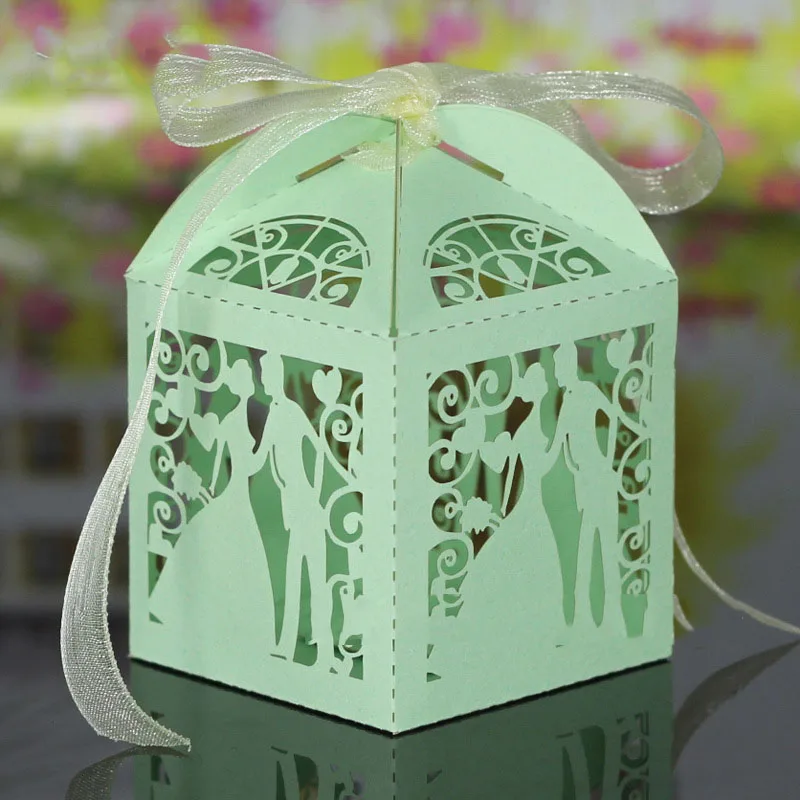 50 шт./набор конфетные коробки в виде сердца|laser cut|box weddinggift candy box |