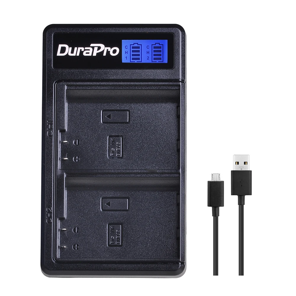 Аккумулятор DuraPro 2x1900 mAh EN-EL15 EN EL15+ двойное зарядное устройство с ЖК-дисплеем USB для камеры Nikon D800E D800 D600 D7100 D7000 D7100 V1 MB-D14
