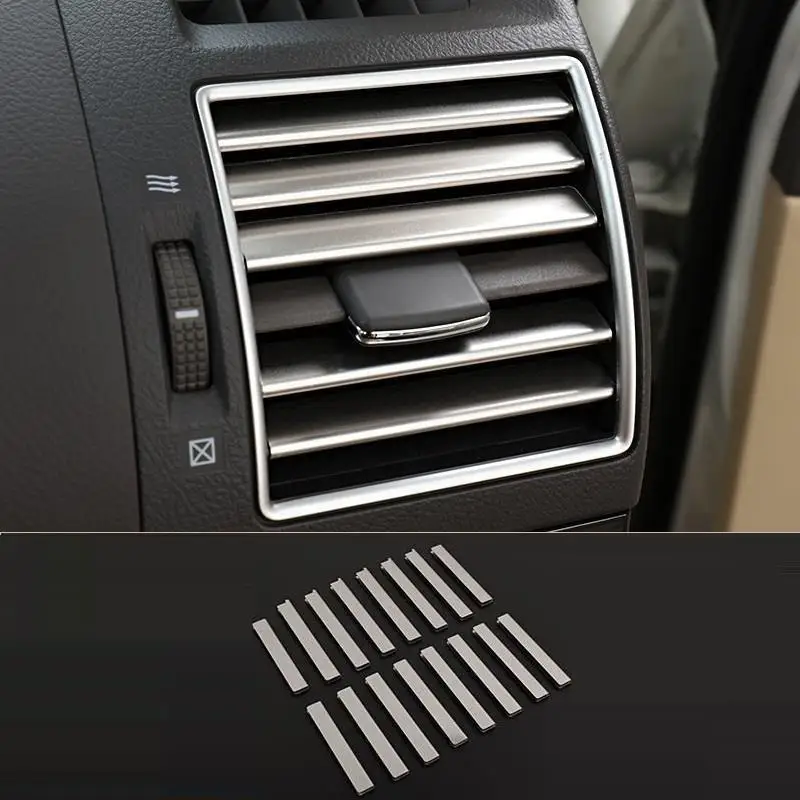 

Car Button Control System Air Conditioner Interior Chromium Automobile Mouldings Accessories 14 15 16 17 18 19 FOR Toyota Prado