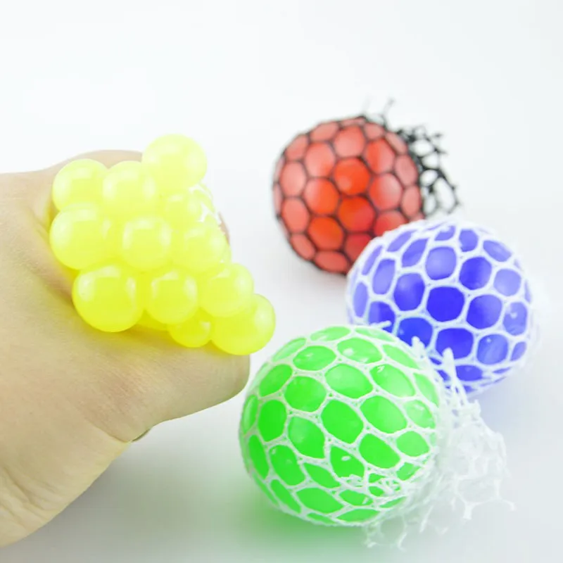 

Funny Anti Stress Face Reliever Grape Ball Creative Water Ball Toys Autism Mood Squeeze Relief Toy