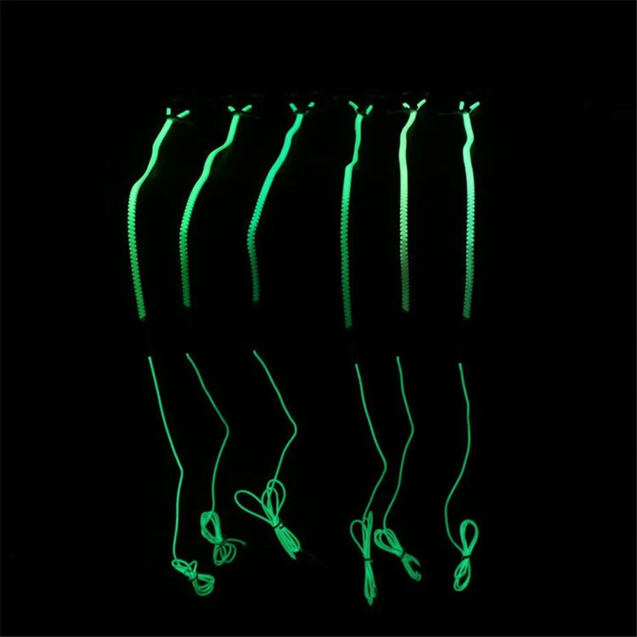 New Fashion Sports Earphones Headset Luminous Light Glow in the Dark Metal Zipper Earphone with Mic for Xiaomi  Mobile Phone (7)