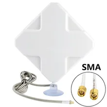 Новая антенна 4G 35dBi SMA Aeria для маршрутизатора E589 E392 zte MF61 MF62 aircard 753s 754s760s 4G LTE FDD/TDD маршрутизатор модем