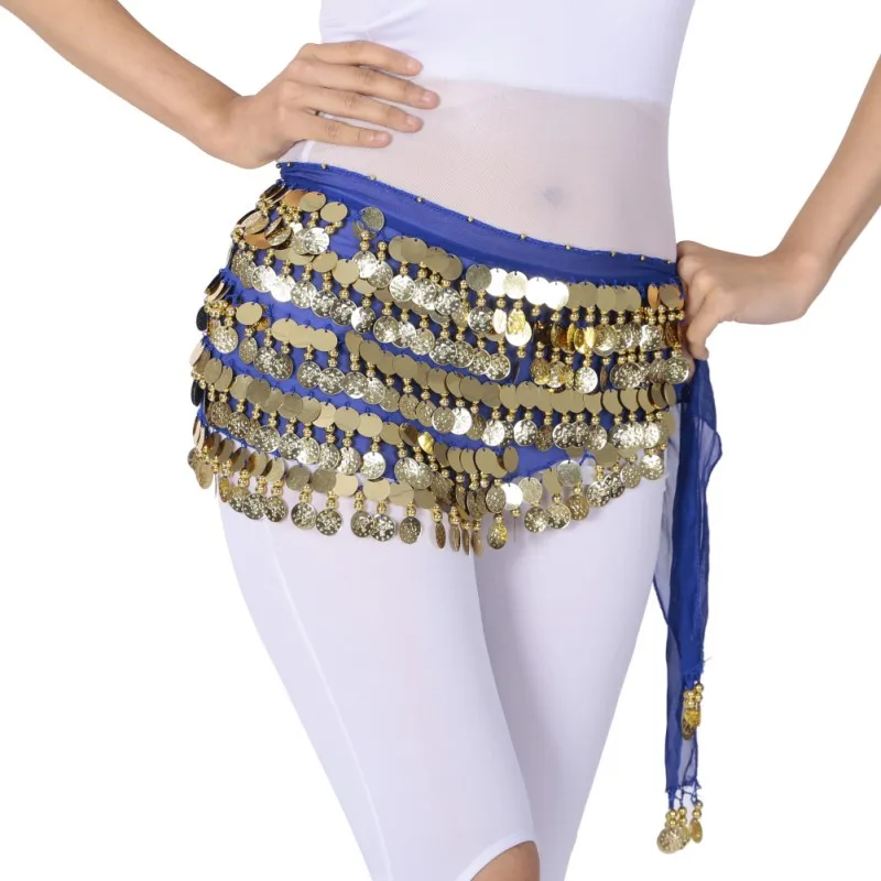 Women Dance Skirt Sexy Chiffon Five layer Indian Dance Belly Costume