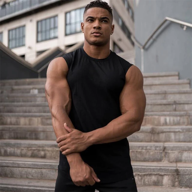 Workout Sleeveless Muscle Men’s Tank Top - Men's Fitness Apparel, Men's ...