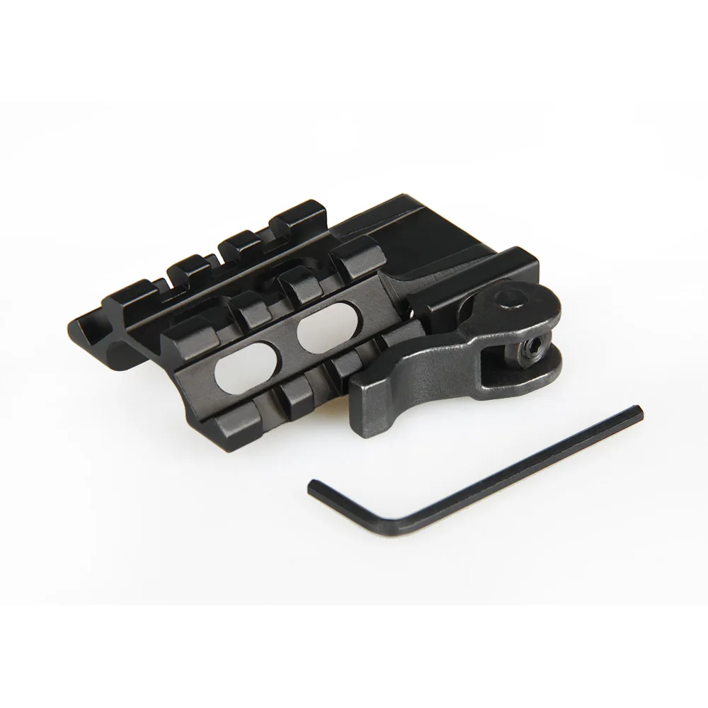 Quick detach scope mount angle mount base on 22mm rail for riflescope