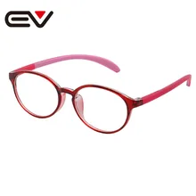 Женские очки W/кремния храм Круглый очки рамки для мм для женщин 48 мм Gafas Chicas глаз прозрачные линзы подростков обувь девочек EV1475