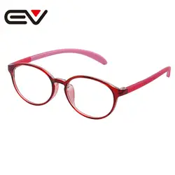 Женские очки W/кремния храм Круглый очки рамки для мм для женщин 48 мм Gafas Chicas глаз прозрачные линзы подростков обувь девочек EV1475