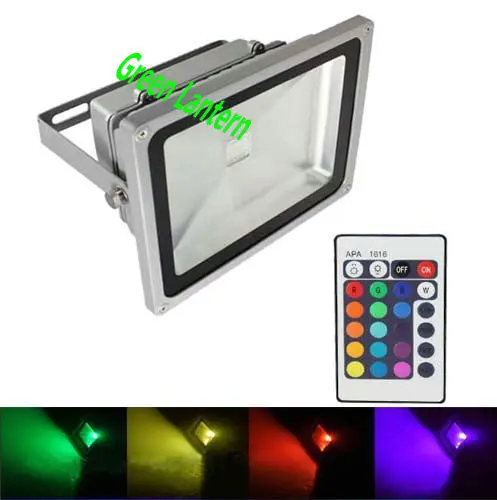 

COB LED 30W RGB flood light with 24keys remote controller