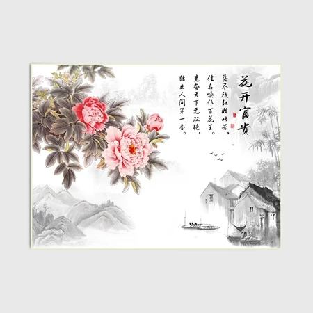 Классический пасторальный коврик для гостиной, спальни, китайский стиль, большой коврик для йоги, жаккардовый коврик для дивана, напольный коврик с цветочным принтом - Цвет: Carpet3