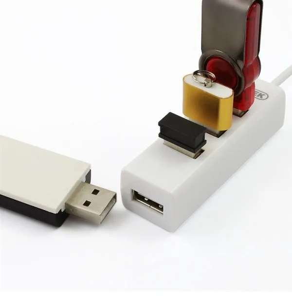 Высокоскоростной мини тонкий 4-портовый концентратор usb-разветвитель 4 порта расширитель несколько адаптеров конвертер для ноутбуков ПК вкладки USB концентратор 1 шт