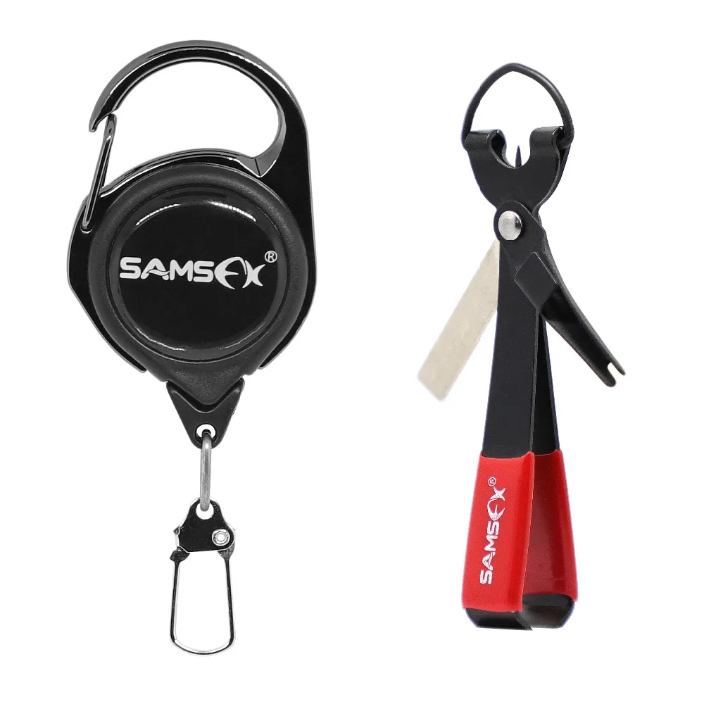 SAMSFX الصيد سريعة عقدة أداة سريع التعادل مسمار Knotter خط القاطع المقص القراص مع زنجر ضام يطير أداة حزم وتربيط معالجة والعتاد