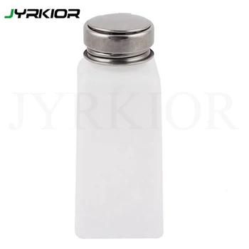 

Jyrkior 200ML Pump Dispenser Alcohol Bottle For Nail Art Polish Remover