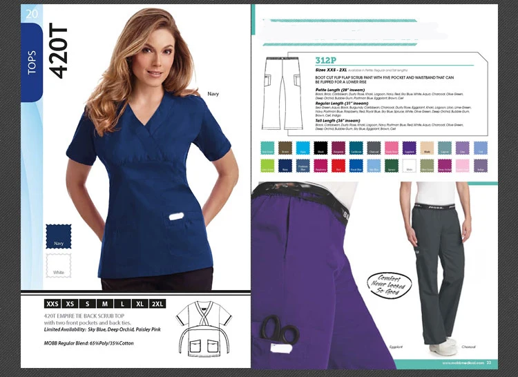 RY-Профессиональная Медицинская одежда больницы Для женщин для докторов медработников наборы скрабов мода Slim Fit Униформа с завязками на